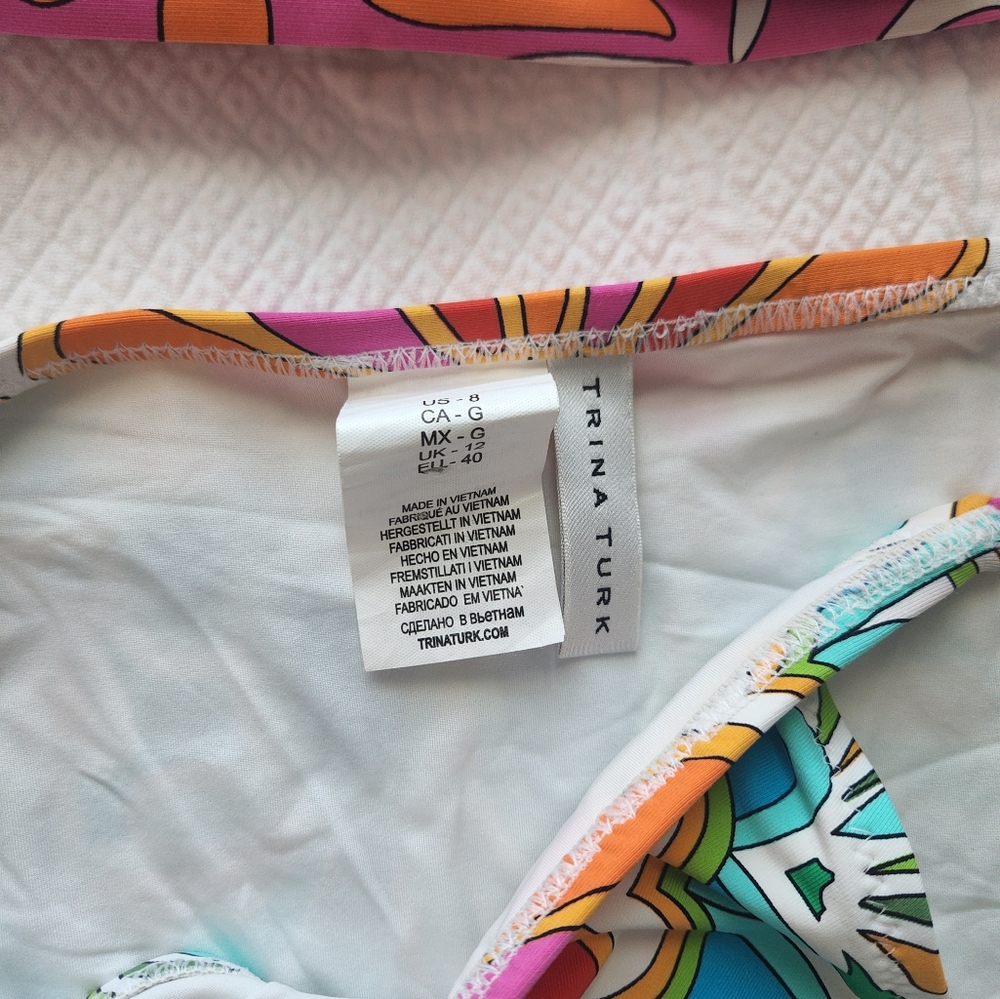 Colorful Floral Bikini Set Trina Turk - Picture 3 of 6